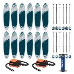  Gladiator Kit de Stand up Paddle « Rental One Size » avec 12 planches