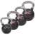Sport-Thieme Kettlebell
 Set gummiert mit glattem Chrom-Griff