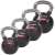 Sport-Thieme Kettlebell
 Set gummiert mit glattem Chrom-Griff