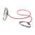 TheraBand Bodytrainer Tubing 1,4 m mit Griffen Rot, mittel