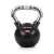 Sport-Thieme® Kettlebell gummiert mit gerändeltem Chrom-Griff