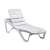 Chaise longue en plastique « Capriccio » Anthracite