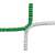 Filet de protection et d'arrêt, mailles 12 cm Vert, ø 4,00 mm